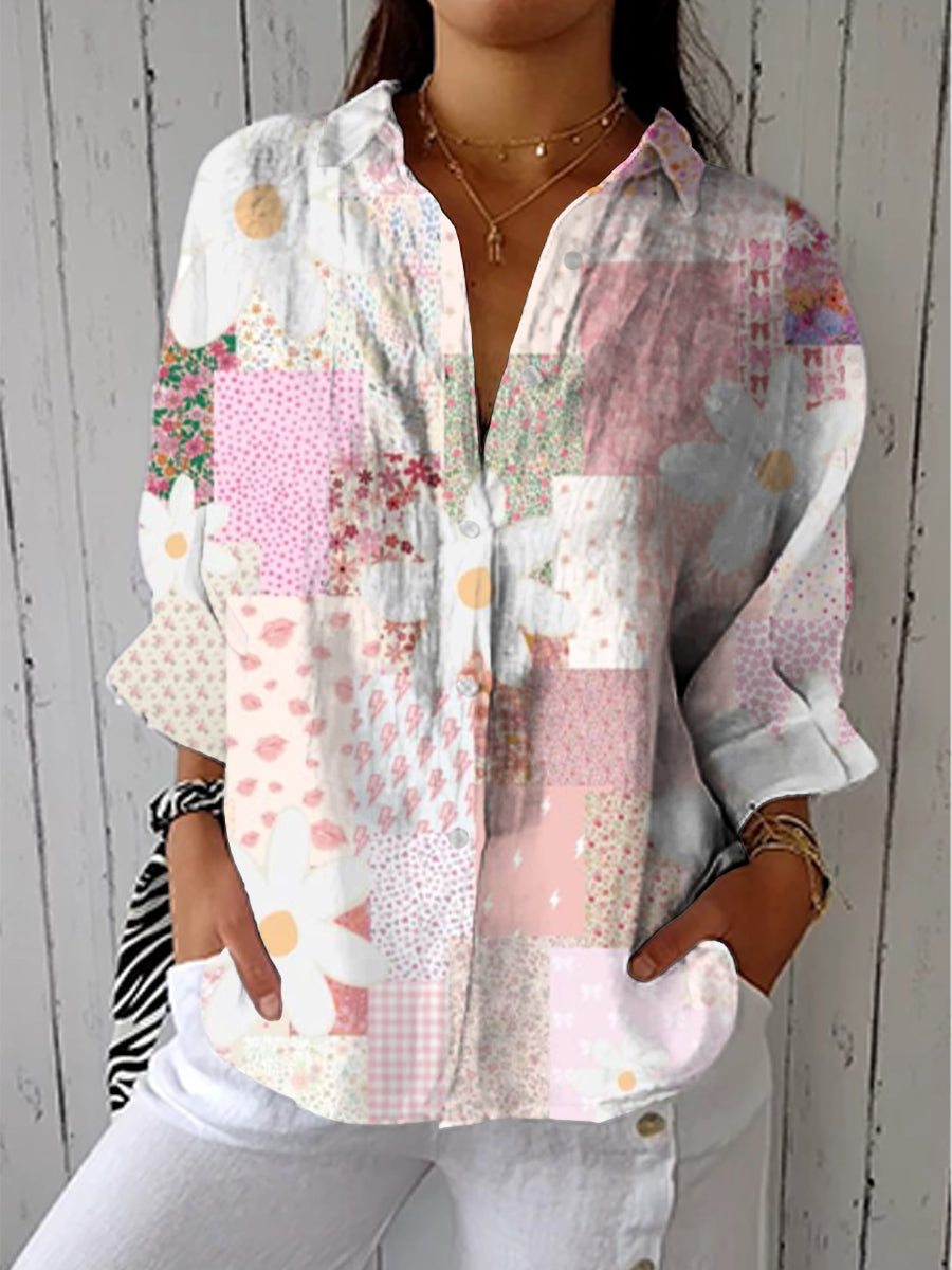 Soho | Fanny | Patchwork Daisy Blouse