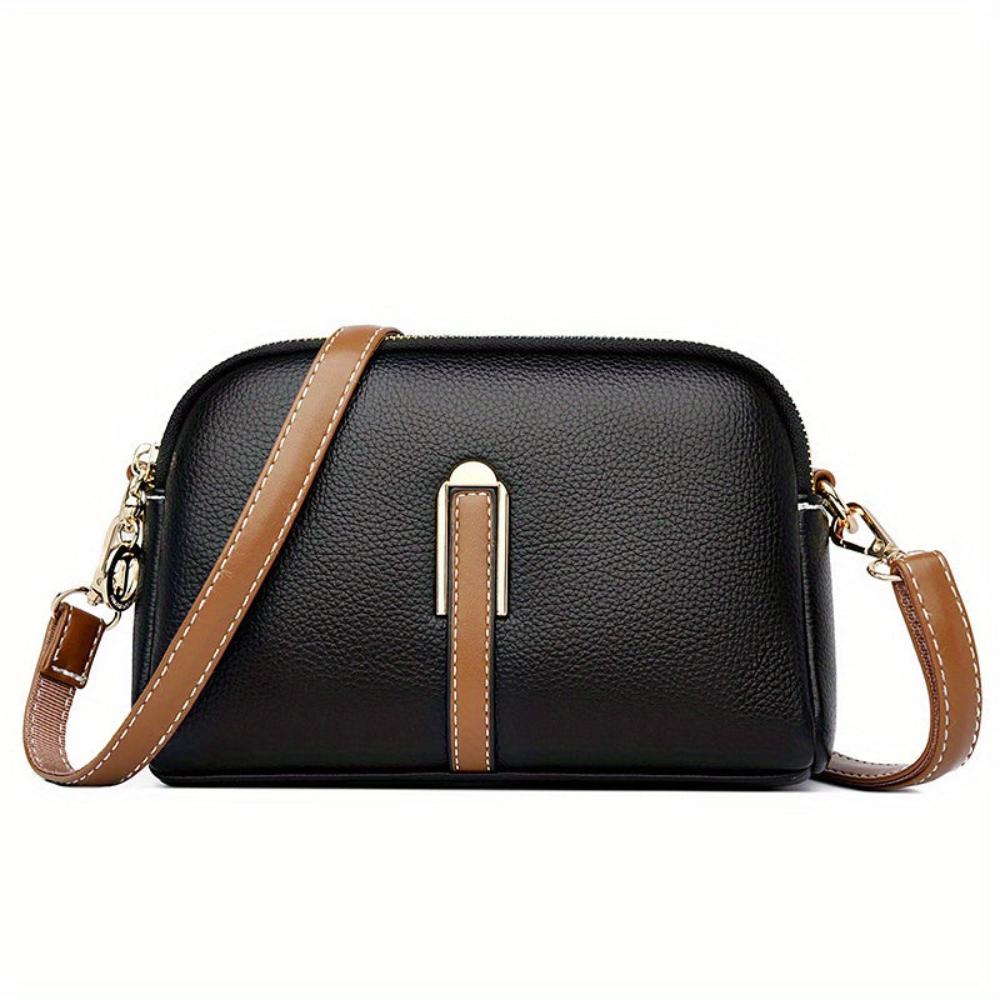 Soho | Mila Litchi Embossed Crossbody Bag
