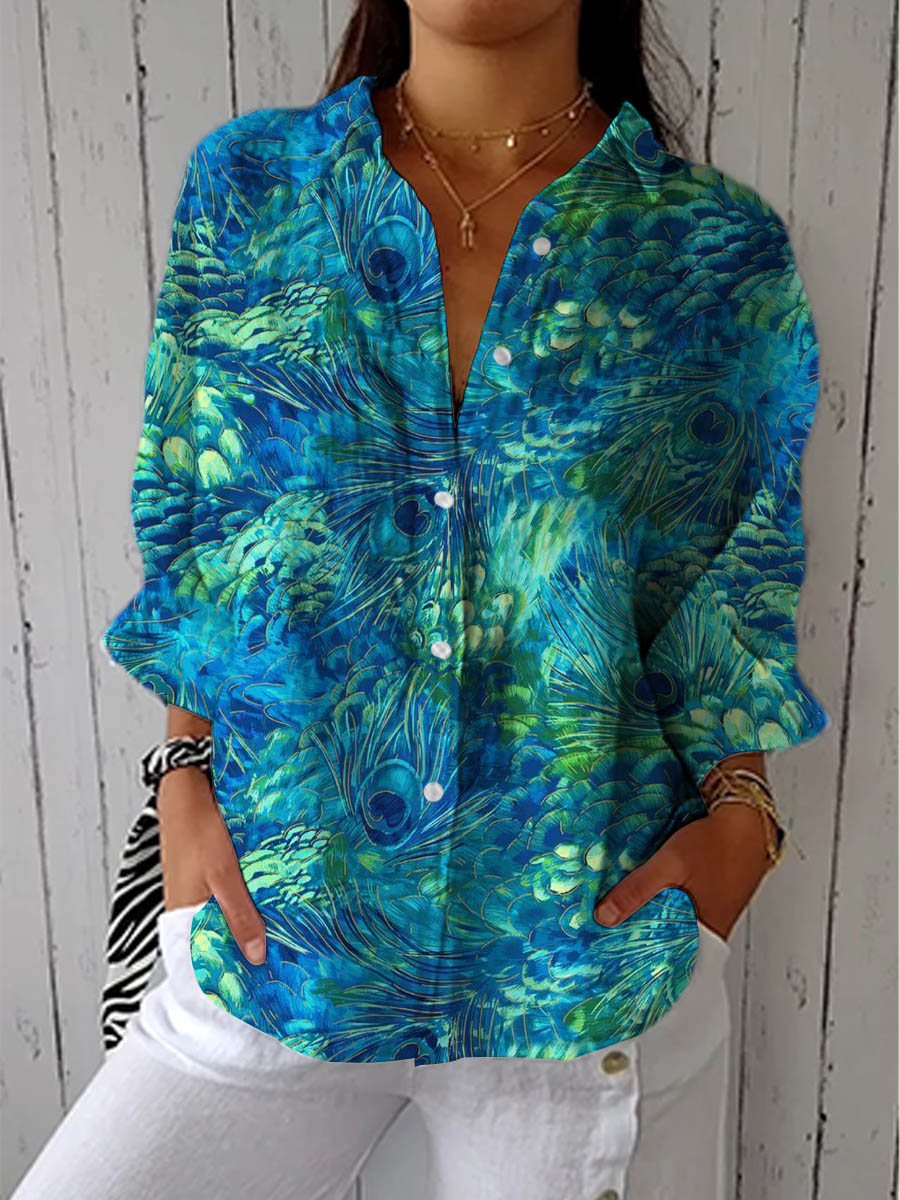 Soho | Florina | Peacock Grace Blouse