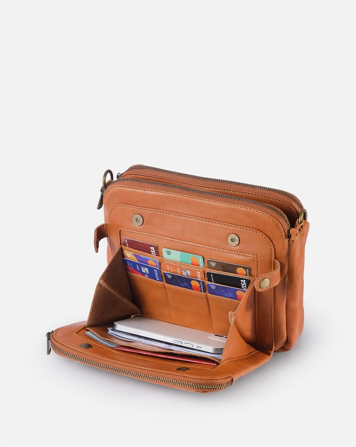Soho | Jovie - Sleek Three-Layer Crossbody Bag