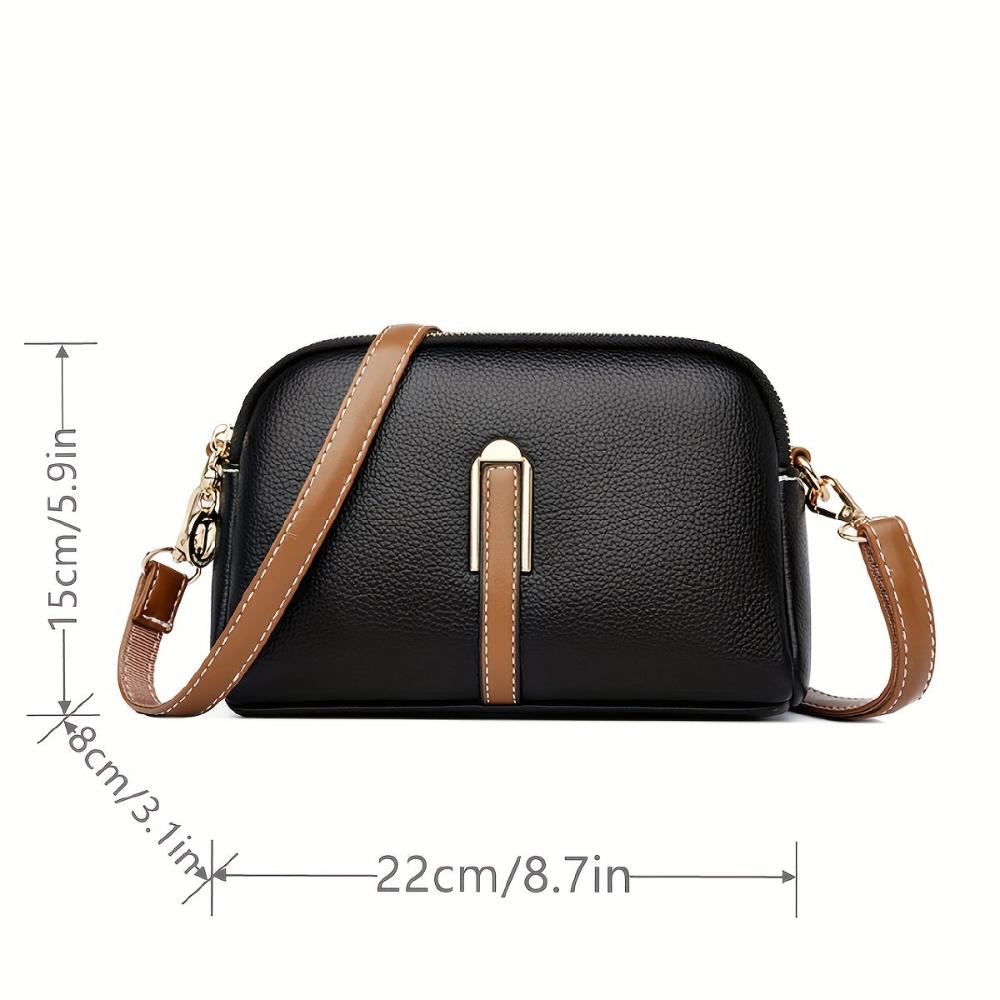Soho | Mila Litchi Embossed Crossbody Bag