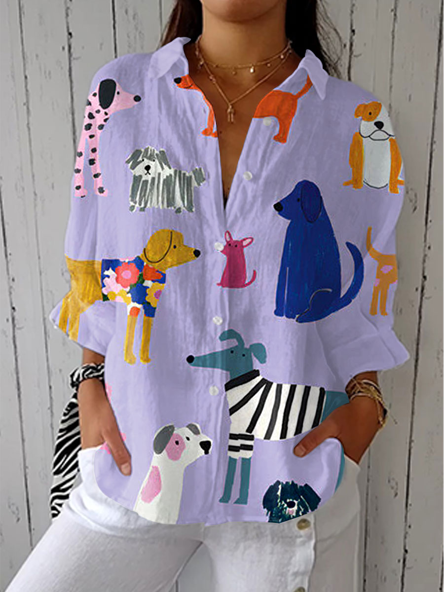Soho | Florence | Playful Dogs Blouse